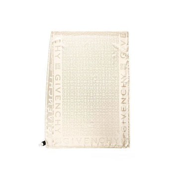 Givenchy Monogram Glossy Jacquard Silk Stole Scarf 145239959 [P]