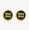 MIU MIU Logo Emaille Ohrringe 160301278 [P]