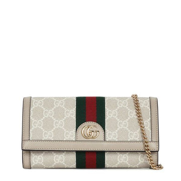 GUCCI Beige-Weiß GG Ophidia Ketten-Wallet-Bag 772309 2ZGMN 9643 139177698