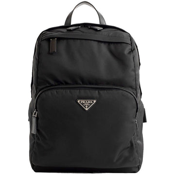PRADA TESETTO Rucksack mit dreieckigem Logo Schwarz 2VZ104 2DMG F0002 61198637