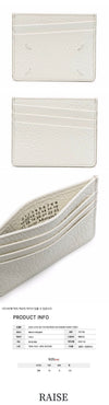 MAISON MARGIELA 22SS Stichlogo Kartenetui Weiß P4455 T2003 43984798 [P]