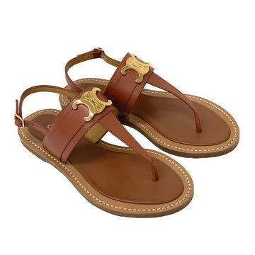 CELINE Limpia Triope Logo Sandalen 139192486