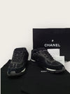 CHANEL Black Tweed CC Logo Cruise Sneakers 58680410 [P]