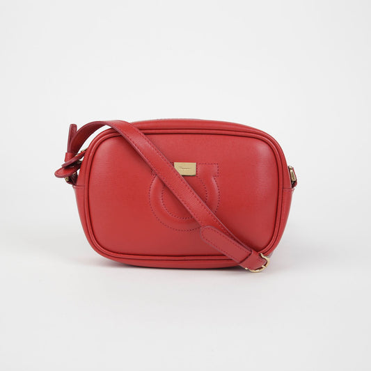 SALVATORE FERRAGAMO 21 H006 ガンチーニ シティ ミニ ショルダー クロスバッグ 140443565 [P]