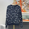 Louis Vuitton Kusama Monogram Dot Sweatshirt L Black 1AB6J8 139200125 [P]