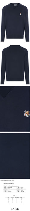 MAISON KITSUNE Fox Logo Sweatshirt Navy AM00303KM0001 P480 49391967 [P]