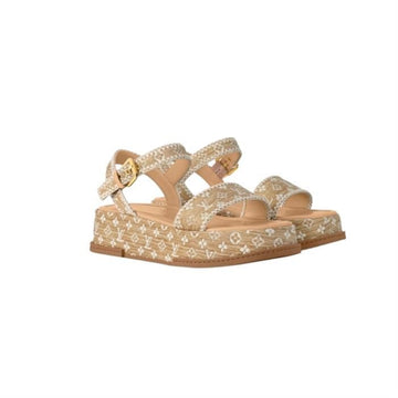 LOUIS VUITTON Maya Plattform Sandalen 1AHNO 139205453 [P]