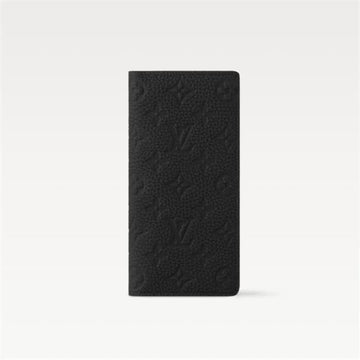 Louis Vuitton Brazza Wallet Black Tullio Leather M69038 139232385 [P]