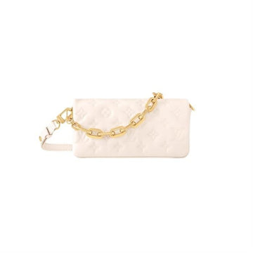 LOUIS VUITTON Pochette Coussin White M11331 139232410 [P]