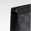 Louis Vuitton Pochette Voyage MM Damier Pattern Black N41696 139232418 [P]