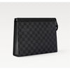 Louis Vuitton Pochette Voyage MM Damier Pattern Black N41696 139232418 [P]