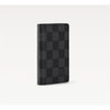 LOUIS VUITTON Pocket Organizer Damier Pattern Black N63143 139232423 [P]