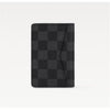 LOUIS VUITTON Pocket Organizer Damier Pattern Black N63143 139232423 [P]