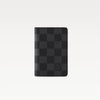 LOUIS VUITTON Pocket Organizer Damier Pattern Black N63143 139232423 [P]