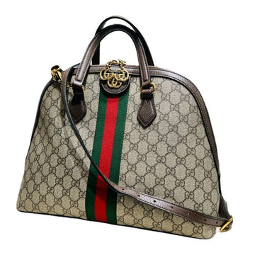 GUCCI Ophidia GG Supreme Canvas Marmont Top Handle Bag 524533 139236480