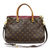 LOUIS VUITTON M40906 Monogram Canvas Auror Palas MM 2WAY 139237440 [P]
