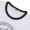 SPORTY & RICH ライディングクラブリンガーTシャツ 139308715 [P]