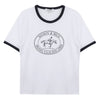 SPORTY & RICH ライディングクラブリンガーTシャツ 139308715 [P]