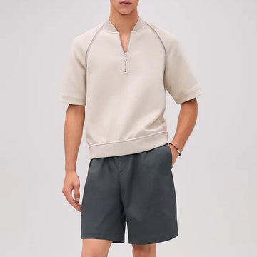 Hermes Reversible Sport Zip Double-Sided Men's T-Shirt H557855HA94ME 139239183