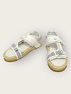 Dior White Oblique Jacquard Atlas Sandals 52843871 [P]