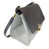 CELINE トラペーズ ミディアム ブラック＆グレー ショルダーバッグ 139247837 [P]