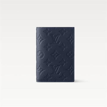 LOUIS VUITTON Passport Cover Navy 139283423 [P]