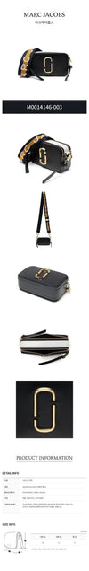 Marc Jacobs Logo Strap Snapshot Small Camera Crossbody Bag M0014146-003 28270709 [P]