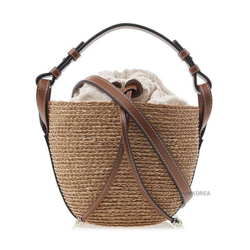 HELEN KAMINSKI Aguia Bucket Bag mit Parchmen in Nougat SS25 139346012