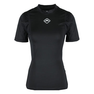 J LINDEBERG MARSHA Logo-Patch Top Schwarz 23SS 49031097