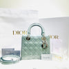 DIOR Christian M0565PWCB Patinated Lady Medium Tote Bag 139380746 [P]