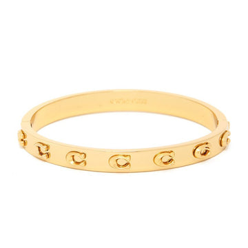 Coach Signature Women's Bangle Bracelet 335948 GLD 710 139384032 [P]