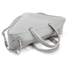BALENCIAGA Graue Känguruleder Dreiecks-Duffle Small 2WAY 476975 139427519 [P]