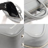 BALENCIAGA Graue Känguruleder Dreiecks-Duffle Small 2WAY 476975 139427519 [P]