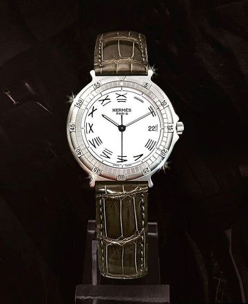 OMEGA Hochwertige Unisex-Krokodillederuhr Captain Nemo 139428458