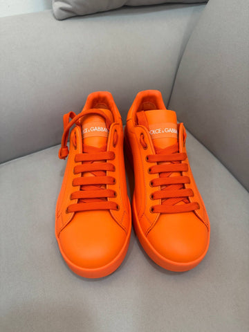 Dolce & Gabbana New Orange Portofino Shoes 6 139434269