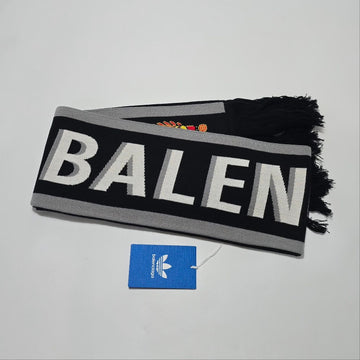 BALENCIAGA Adidas Logo Wolle Soccer Jacquard Schal 160 x 15 139455632