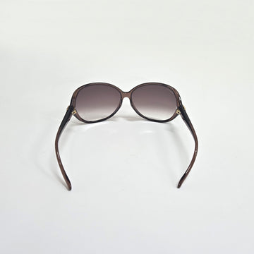 GUCCI GG3525 女性用バタフライサングラス ブラウン 3525 139476786