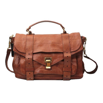 PROENZA SCHOULER Messenger Bag aus leichtbraunem Leder 139538989