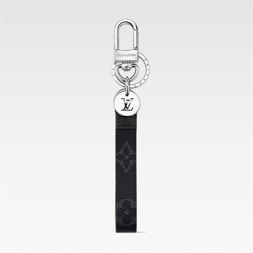 LOUIS VUITTON Monogram Eclipse Dragonne Schlüsselanhänger M61950 139543538 [P]