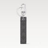 Louis Vuitton Shadow Dragonne Key Holder Bag Charm Gray M82373 stamp 139543543 [P]