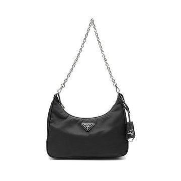 PRADA Rinylon Tessuto Kettenriemen Hobo Tasche (1BH204) L568017 139553069