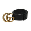 GUCCI ダブルGバックルレザーベルト 400593 AP00T 1000 30112755 [P]