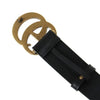 GUCCI ダブルGバックルレザーベルト 400593 AP00T 1000 30112755 [P]
