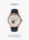 FOSSIL ME3171 (タウンズマン) スケルトン メンズ レザーウォッチ 144732250 [P]
