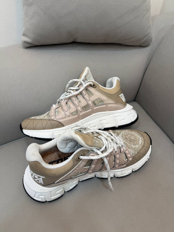 VERSACE Tri-Greca Jacquard Sneaker 40 139641328