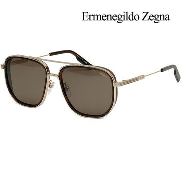 ZEGNA Sonnenbrille EZ0226D 32E Metallrahmen, Double Bridge, Asiatische Passform, Übergröße 125835624