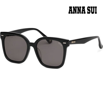 ANNA SUI Sonnenbrille AS2208KS 001 Luxus Schwarz Rechteckig Horn-Apollo Fit 60888585