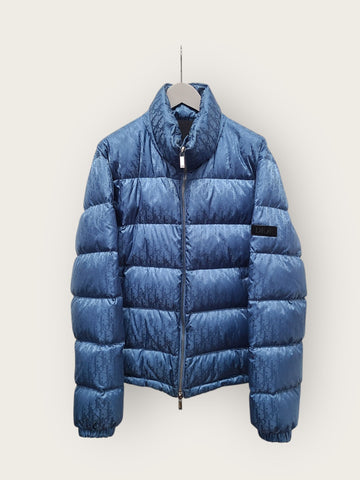 DIOR Blau Oblique Daunen-Padded Jacke 50 139643089