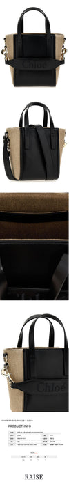 CHLOE Sence Small Tote Bag Schwarz CHC23AS425L16 001 55909888 [P]