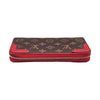 LOUIS VUITTON M61854 Monogram Canvas Cherry Leder Retro Wallet 139655057 [P]